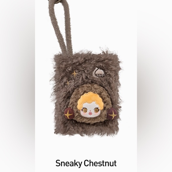Skullpanda You Found Me! Sneaky Chestnut plush mini bag. - Picture 1 of 6